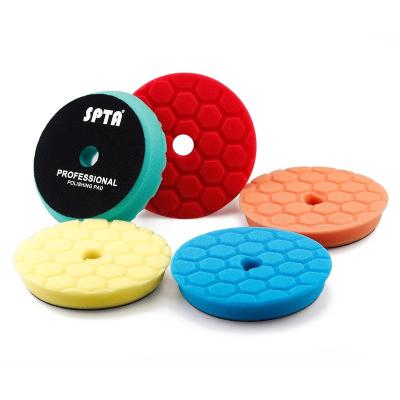 China High Efficiency SPTA 3inch Honed Honeycomb Car Polishing Foam Pads for Car Polisher for sale