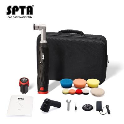 China Car Care SPTA Mini Dual Action Cordless Car Polisher Set For Auto Detailing for sale