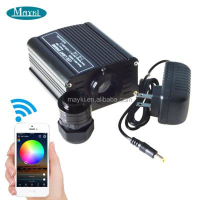 China Lobby 16w RGB fiber optic light with wifi controller for sale