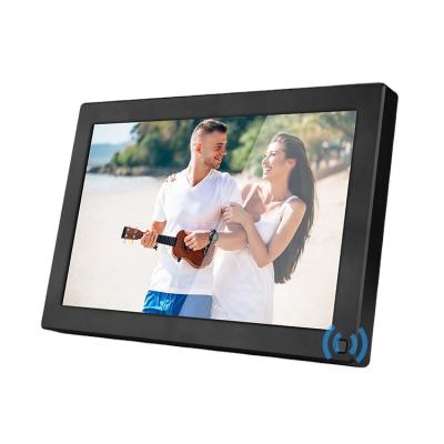 China Wifi 10.1 Inch Digital Picture Frame With WIFI Media Multi Play Easy Operation Android Digital Photo Frame for sale