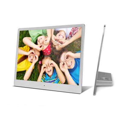 China Clock Good Quality Hd 9.7 Inch Sliver Super Slim Digital Photo Base Frame for sale