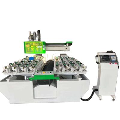 China Woodworking CNC Positive Oval Mortise Machine Integrator Woodworking CNC Tenon Dovetail Mortise Machine with 2 Head for sale