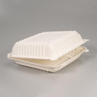 China 900ml 30OZ Biodegradable Disposable Biodegradable Box for sale