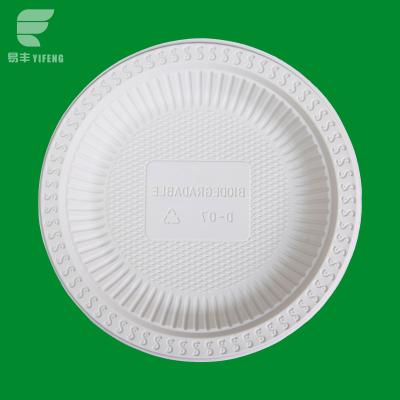 China Cheap biodegradable cornstarch disposable cornstarch dish for sale