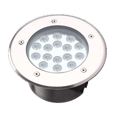 China Hotel Aluminum Alloy Body 304 Outdoor Waterproof IP66 Stainless Steel IP66 18W AC220V Led Inground Light for sale