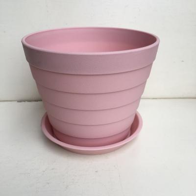 China American factory wholesale potted plastic flowerpot style garden planting rural plastic flower pots and planters for sale