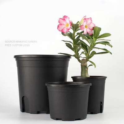 China Factory Wholesale Price Modern Durable Hard Plastic Garden Flower Pot Nursery Gallon Plastic Pots for sale