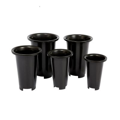 China Realistic Wholesale Breathable Plastic Nursery Flower Pots Round Orchid Plastic Flower Pots Manufacturer for sale