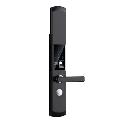 China Home Hotel Apartments Office Slide Cover Smart Keyless Locks App Digital Fingerprint Remote Control Door Lock for sale