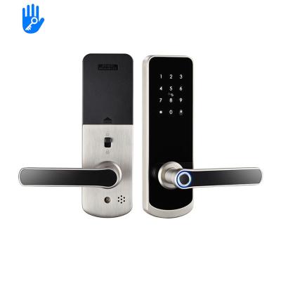 China Home Office Top Security WiFi Entry Padlock Hotel Apartments WiFi Touch Screen Fingerprint Combination Combination Lock Smart Keyless Door Lock for sale