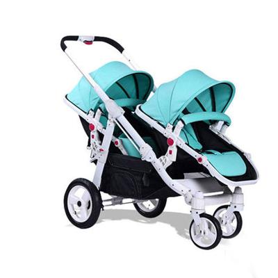 China 2020 Multifunctional Luxury Newborn Baby Stroller Double Stroller For Twins for sale