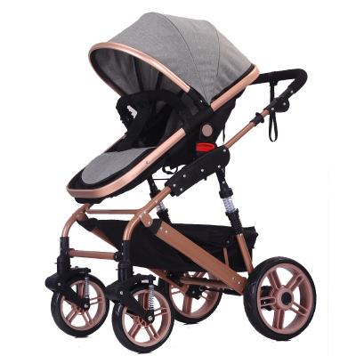 China New Baby Stroller Easy Folding Portable Model Luxury Design Baby Mima Stroller Walkers 3 in 1 mom bebek hot arabasi for sale