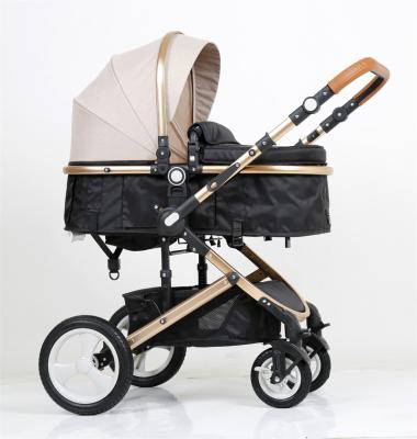 China New Baby Stroller Canvas Mama Love Two Way Baby Walker Travel Stroller Luxury Baby for sale