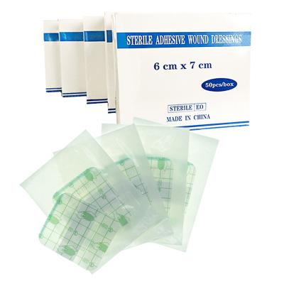 China Sterile Waterproof Soft PU Film Waterproof EO Health Products EO Wound Dressing for sale