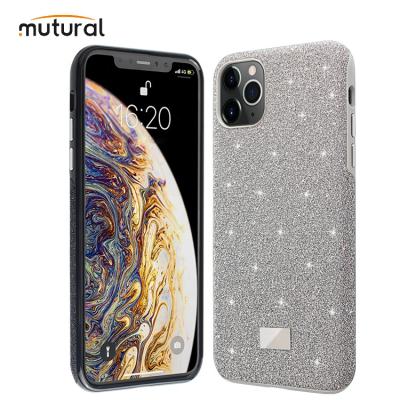 China Pu+TPU+PC Mutural Designer Phone Case For iPhone 12 Max Glitter Bling Glitter 6.7 Pro Pro Case for sale