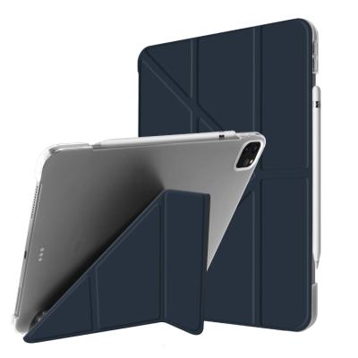 China Added Protection to iPad Tablet Filios for iPad 9.7/10.2 Air/10.5 Pro/11 Pro PU+PC Material for sale