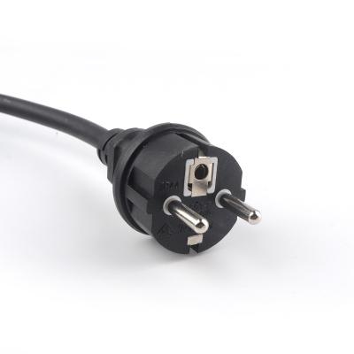 China Home Appliance Plug To Power Cord Suitable For Use As Europe PC Computer Mains Cord Europe Monitor Power Cord for sale