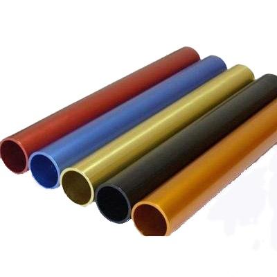 China 2021 New Aluminum Broshed Tubem Coating Zinc Pipe Round Factory Direct Sales for sale