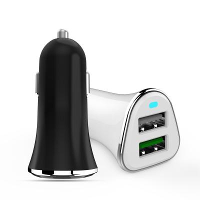 China The Hottest Mobile Phone Shenzhen Factory Selling Mini 2 USB Car Left Fast Charger, Fast Charging Adapter for sale