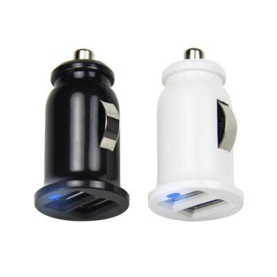 China Conveient Dual USB 3.1A Car Charger DC 12V-24V Mini Smart Car Mobile Phone Safe Universal Charger for sale