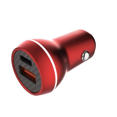 China Universal USB C Car Charger Mobile Phone Palladium Head USB Conversion Fast Charging Charging Head for sale