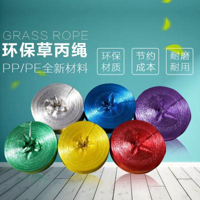 China PP Manufacturers Supply New Material Packing Rope Straw Propylene Tying Rope PP Packing Tape Packing Tape Tear Rope for sale