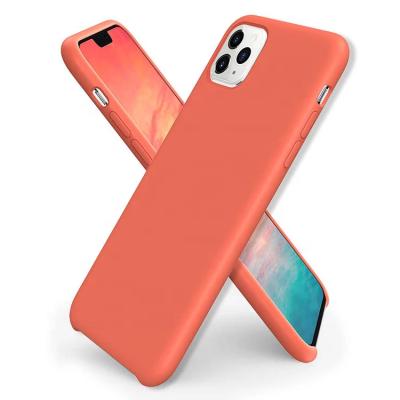 China Official High Quality Liquid Cell Phone Case Anti-fall Silicone Phone Case For iPhone11/SE/XSMAX/12 Silicone Phone Cover for sale