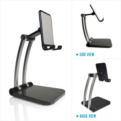 China collapsible & Adjustable Universal Aluminum Tablet Phone Stand Strong Performance Mobile Phone Holder Desk for sale