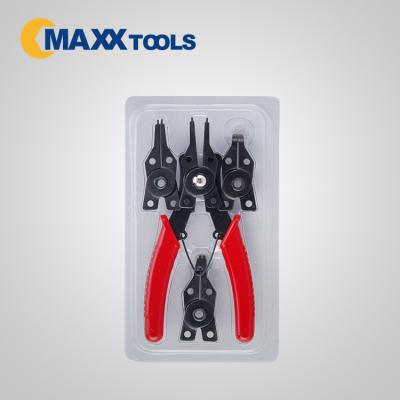 China Interchangeable Circlip 4 in 1 Ring Instant Circlip Pliers for sale