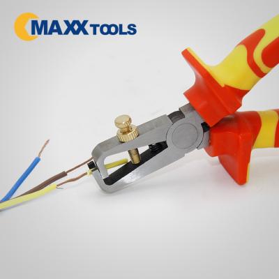 China PLIERS CR-V 150 mm (6") CR-V GS GS Insulated Wire Stripper manual for sale