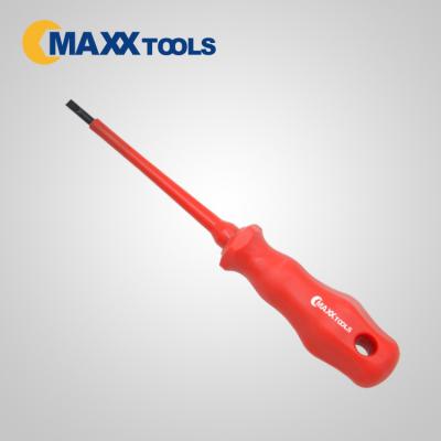 China CRV VDE Screwdriver Slotted Screwdriver 1000V Dielectric With Hard PP Handle for sale