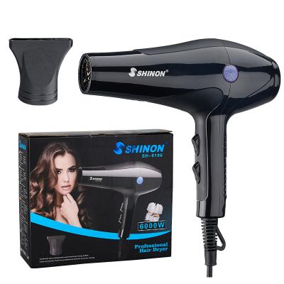 China SH8196 6000W Dongguan Private Label Travel Salon Hair Dryer Professional 3 Blow Heating Set Foldable Dryer With Powerful AC Motor for sale