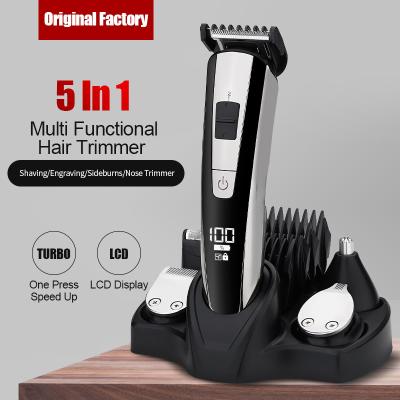 China Hotel Factory Beard Kit Electric Men Professional Grooming Set All In One Hair Trimmer Beard For Men for sale