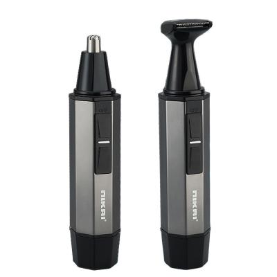 China NK2022 Professional Car Body Hair Trimmer Kit 2 in 1 USB Waterproof Filling Mens Nose Hair Trimmer Home Use NIKAI for sale