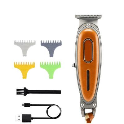 China RESUXI Rechargeable Car Stainless Steel T Blade Beard Men Hair Trimmer Leather Hair Cutting Machine for sale