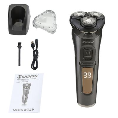 China 4D Triple Blade SH7058 6 in 1 Eyebrow Sideburns Ear Nose Hair Trimmer For Men Usb Refill Razor Grooming Kit Waterproof Electric Shaver for sale