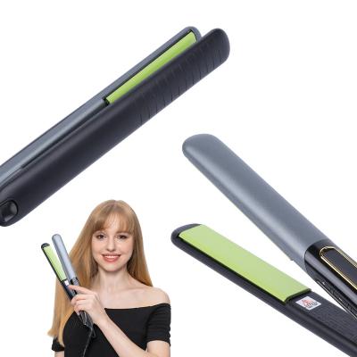 China Car Salon Professional Tourmaline Ceramic Titanium Titanium Straightening Flat Iron For LCD Curling Iron Healthy Styling Hair Straightener for sale