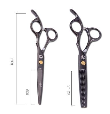 China Professional Barber Thinning Scissors Shears Razor Wire Cutting Scissors SL-73 6 Inch Hair Cutting Scissors 3 Colors for sale