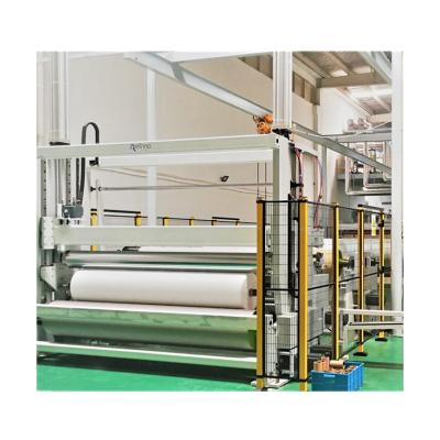 China Small Rewinder Nonwoven Paper Machine Slitter Assembly Rewinder Spunpond Slitter for sale