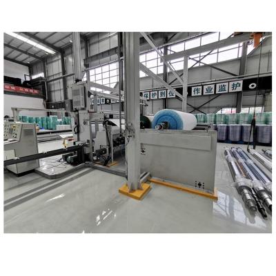 China Microcomputer Controlled Nonwoven Slitting Machine Automatic Small Spunlace Slitter Rewinder for sale