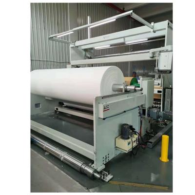 China Nonwoven Cutting Spunlace Roll And Slitter Nonwoven Rewinder Machine for sale