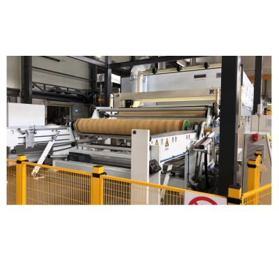 China Spunbond Nonwoven Fabrics For Textile Industry Automatic Edge Alignment Colth Roller Stripping Fast Winder for sale