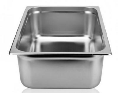 China Stainless Steel Cookwares For Kitchen Full Size GN Food Pan 530×327×100×0.7mm for sale