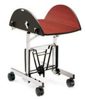 China Commercial Room Service Equipments Trolley With Folded Wood Board for sale