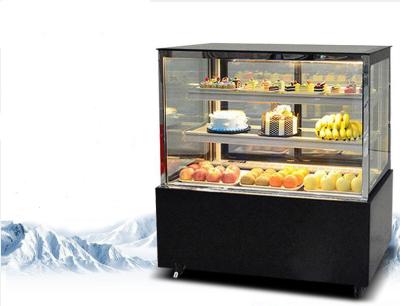 China Armário para bolos Armário expositor refrigerado Comercial refrigerado a ar Pequeno Sobremesa West Point Armário para frutas frescas à venda