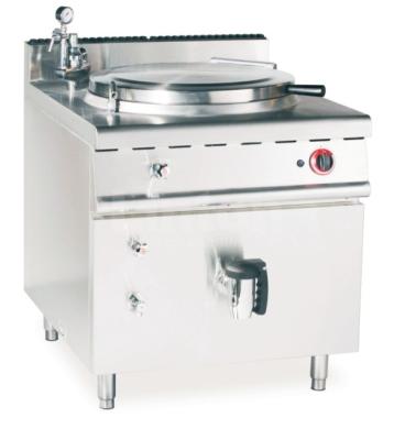 China Máquina de ebulição Jacketed indireta do fogão da sopa dos equipamentos 150L da cozinha da bandeja do gás de JUSTA à venda