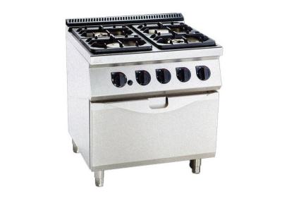 China Equipamento ocidental 800*700*920mm da cozinha do forno de gás do fogão do queimador do gás 4 à venda