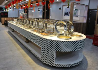 Cina Buffet caldo dell'esposizione misura stazioni del piatto di logoramento del buffet dell'attrezzatura del ristorante in vendita