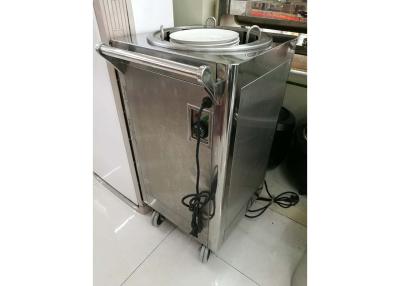 China platos eléctricos de la capacidad 50 del carro del calentador de placa 1-Holder, solo dispensador heated del plato, equipo comercial del buffet en venta