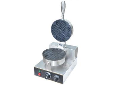 Chine Machine principale simple en forme de coeur 220V 1300W de fabricant de gaufre d'équipement de snack-bar de Baker de gaufre à vendre